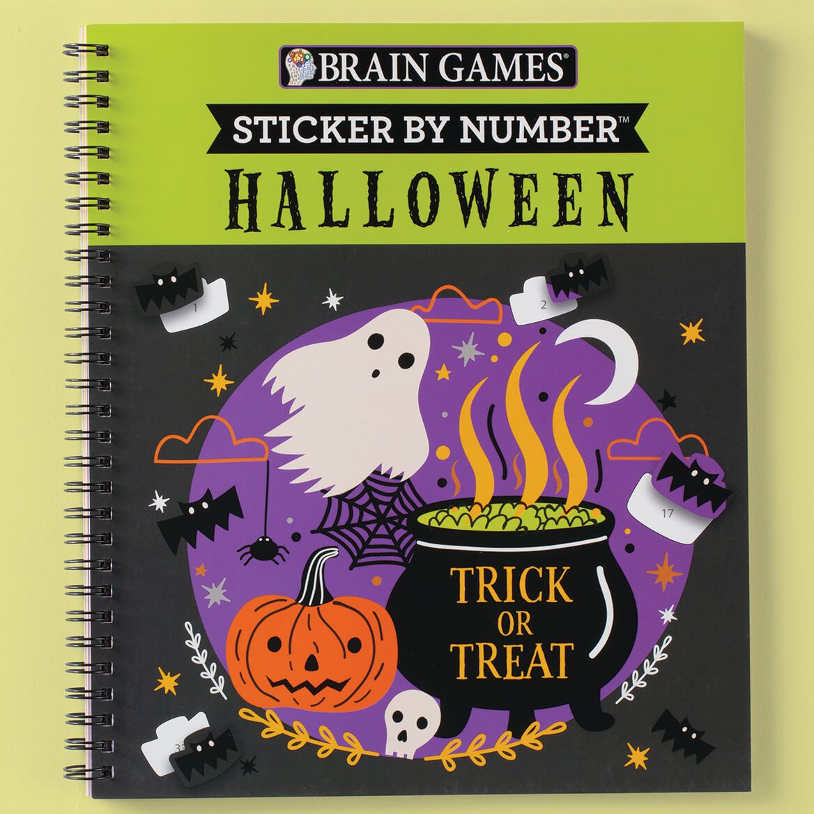 Brain Games® Sticker by Number™ Halloween Trick or Treat + '-' + 376422