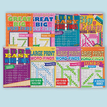 Amazing Large Print Word-Finds, Value Set of 8-376427