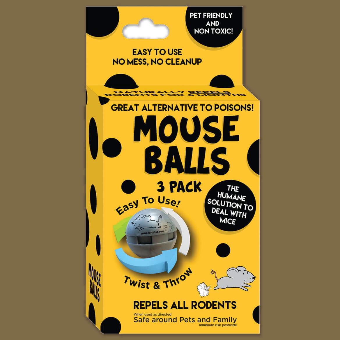 Mouse Balls, Set of 3 + '-' + 376435