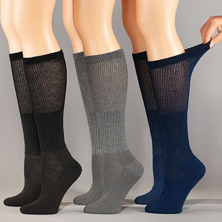 Silver Steps™ Extra Wide Diabetic Socks, 3 Pair-376558