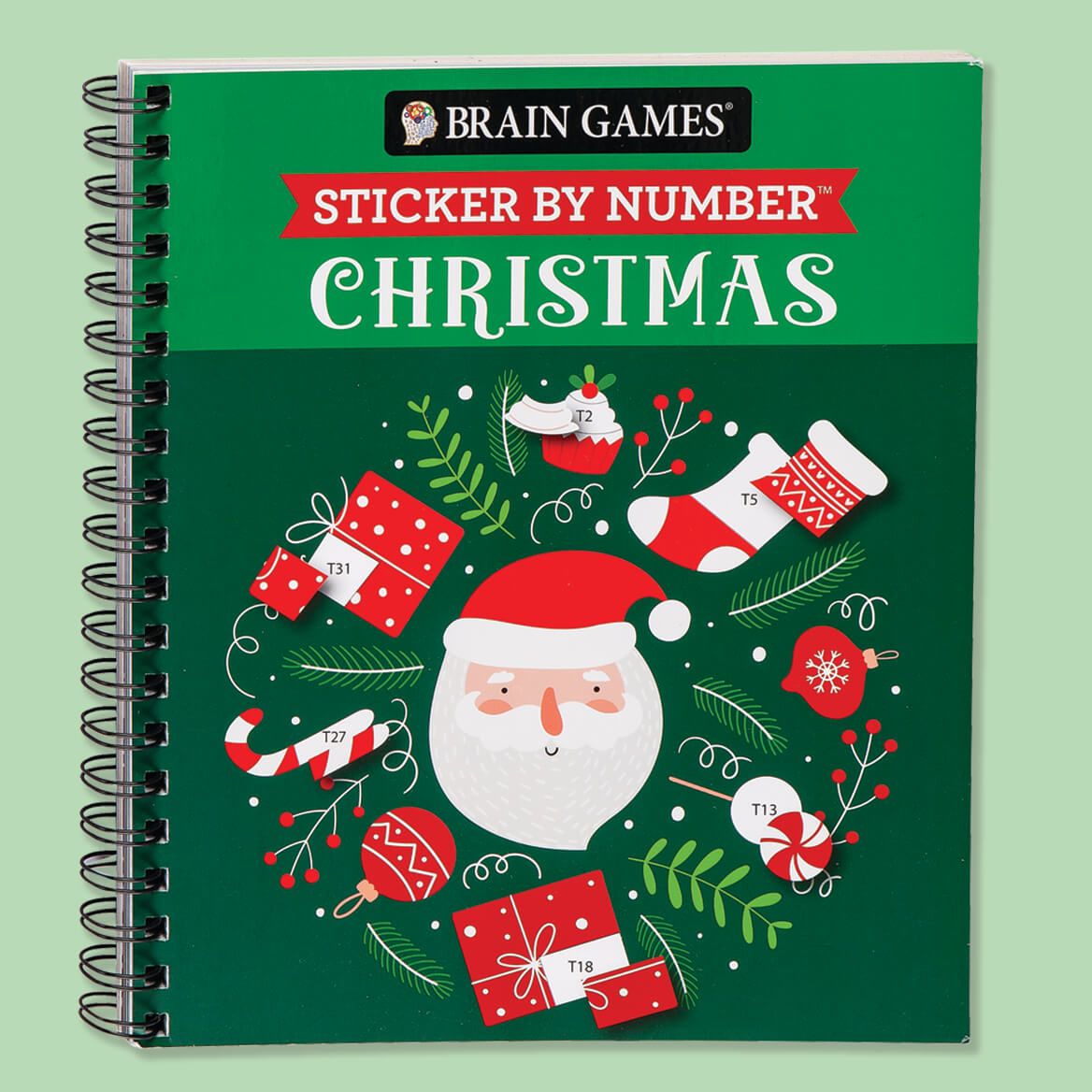 Brain Games® Sticker by Number™ Christmas + '-' + 376810