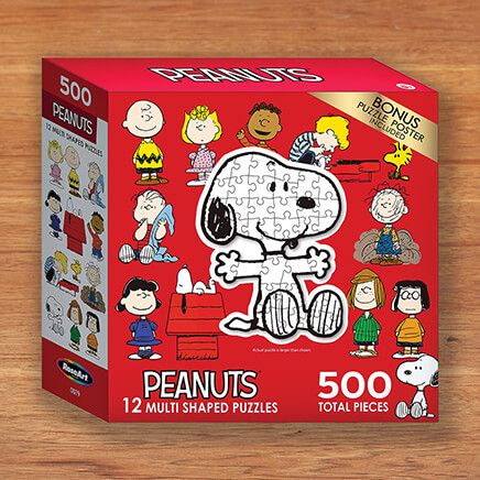 Peanuts® 12 Multi Shaped Puzzles-376819