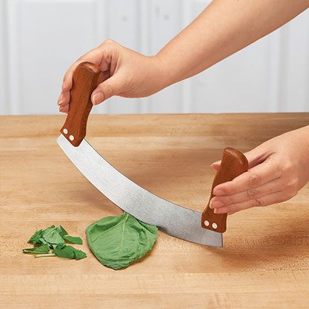 View product details for Curved Chopping Knife by Chef's Pride™