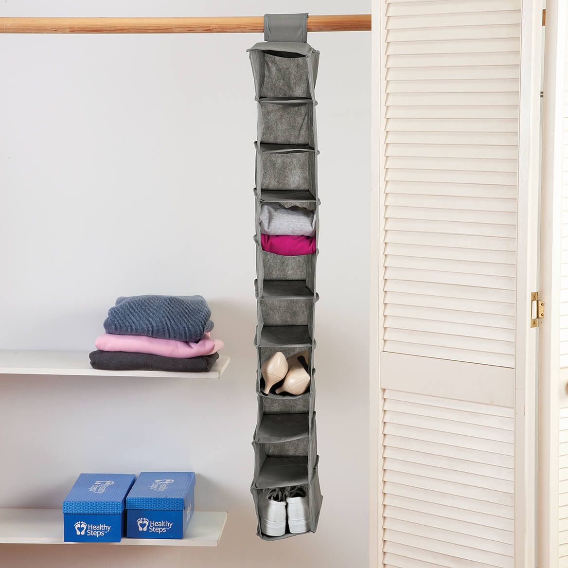 10-Shelf Hanging Closet Organizer by OakRidge™ + '-' + 376866