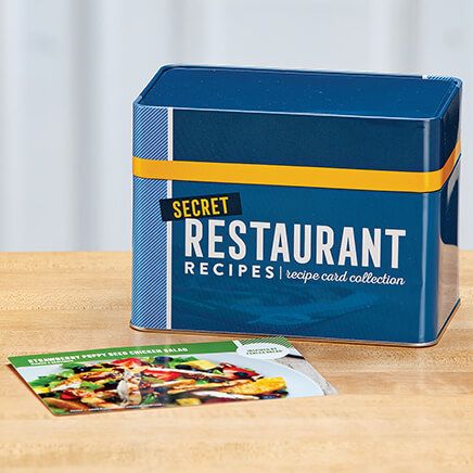 Secret Restaurant Recipe Card Collection Tin-376978