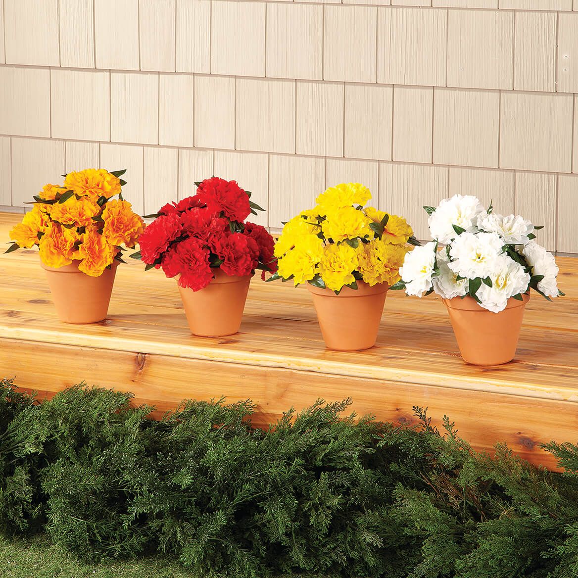 Artificial Zinnia Bush by OakRidge™ + '-' + 376997