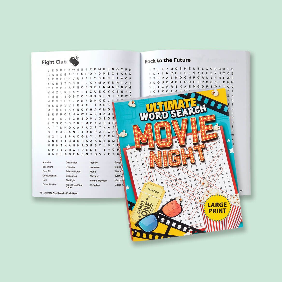 Movie Night Ultimate Large Print Word Search + '-' + 377013