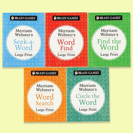 Brain Games® Merriam-Webster's Puzzles, Set of 5-377077