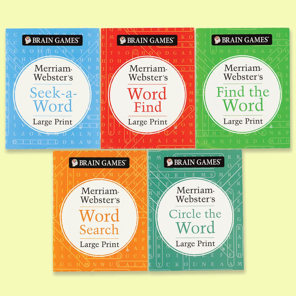 Brain Games® Merriam-Webster's Puzzles, Set of 5 + '-' + 377077