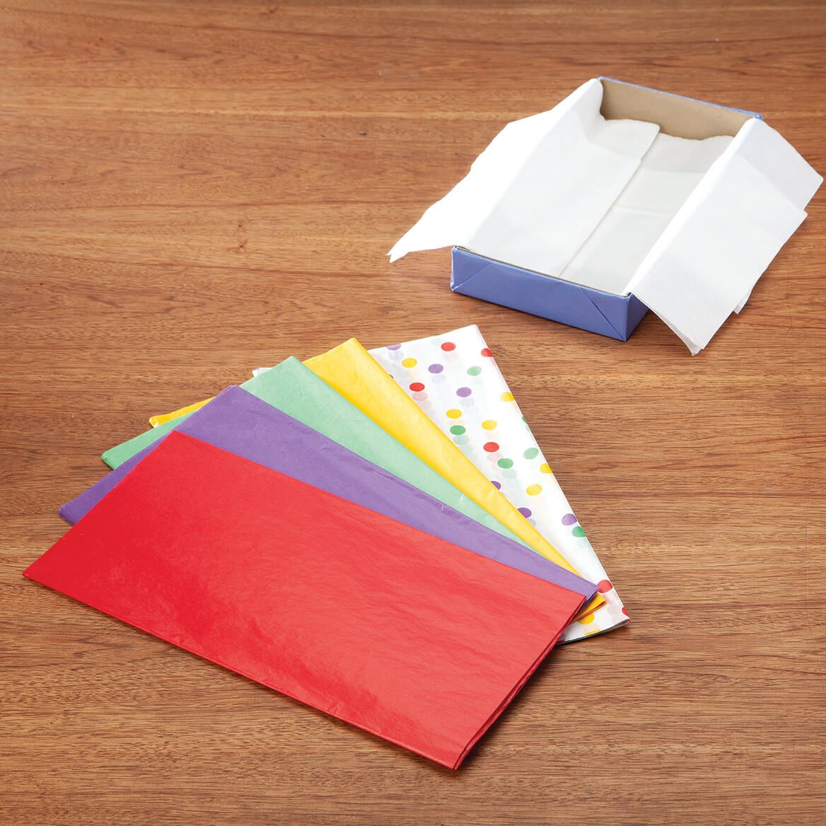 Multi-Colored Tissue Paper, 120 Sheets + '-' + 377535