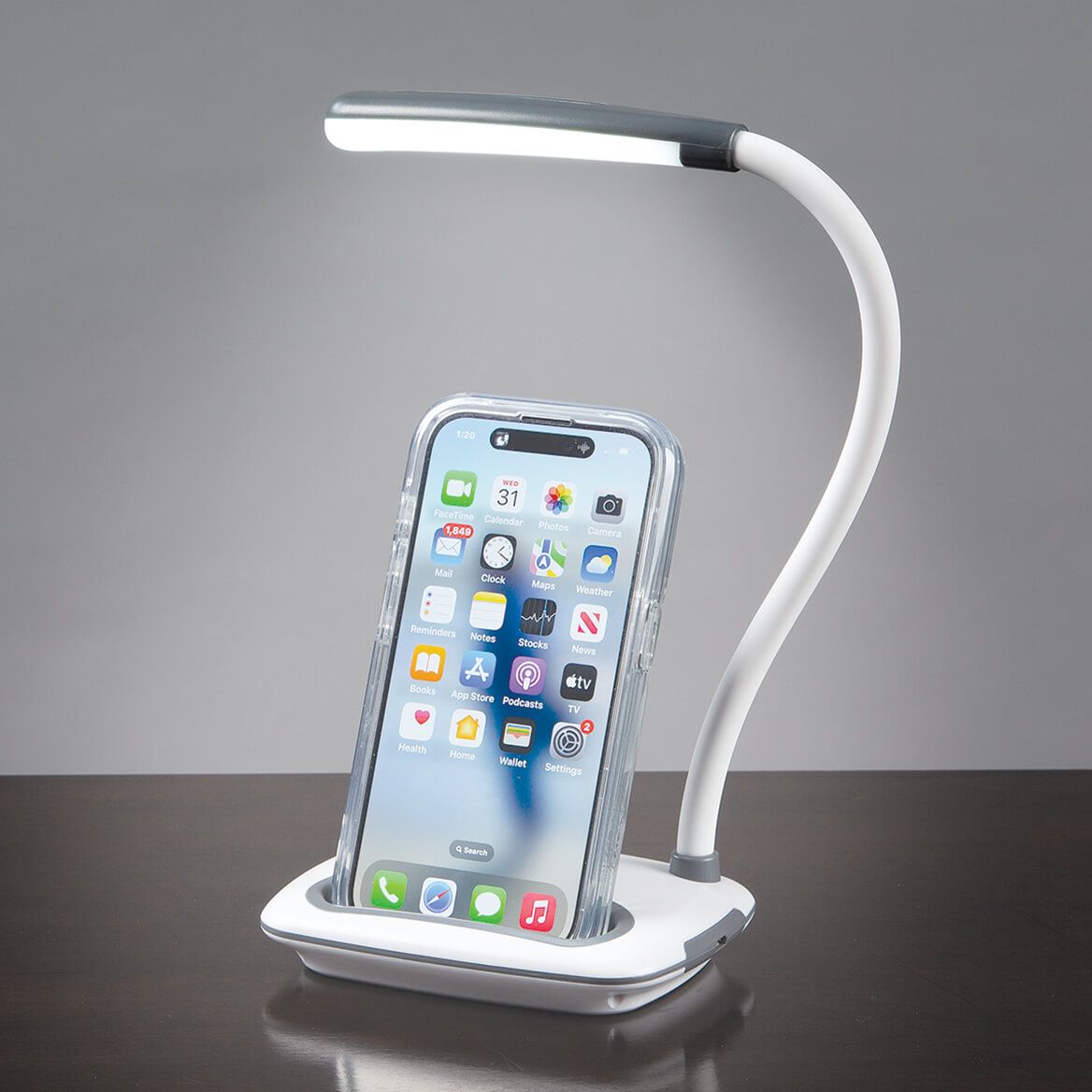 One Touch 20-LED Light with USB and Phone Holder + '-' + 377538