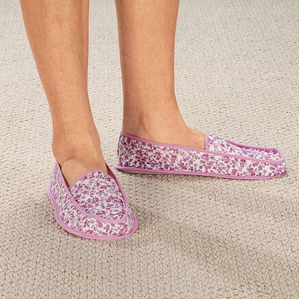 Chintz Soft Slippers Purple-377545
