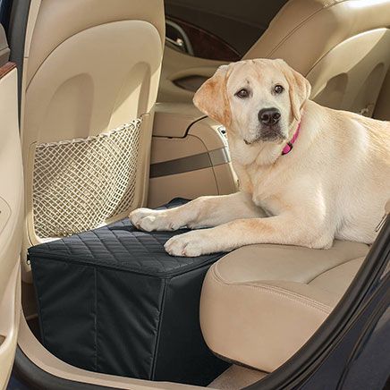 Pet Car Seat Extender with Storage-377552