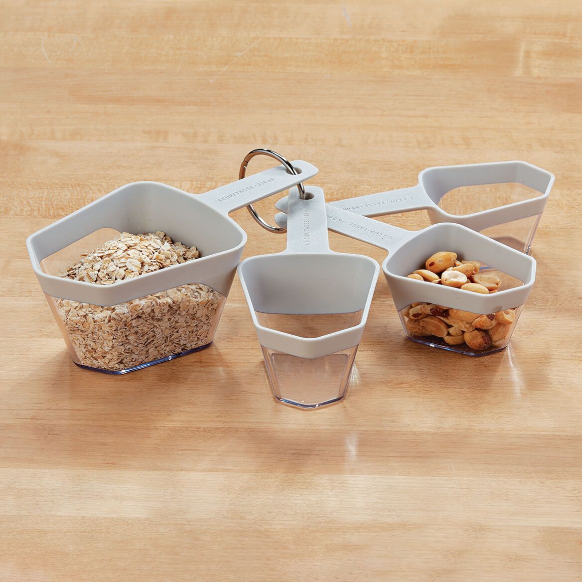 Clear View Dry Food Measure Scoops by Chef's Pride™, Set of 4 + '-' + 377586