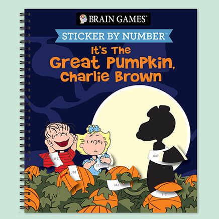 Brain Games® Sticker-by-Number™ Great Pumpkin Charlie Brown-377663