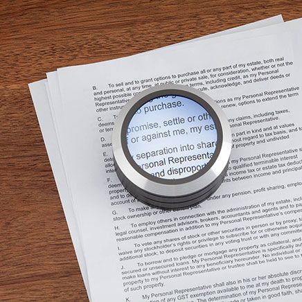 LED Lighted Magnifier Paperweight-377828