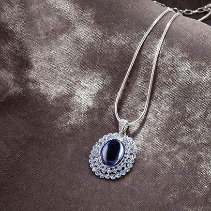 Blue Stone Necklace-377831