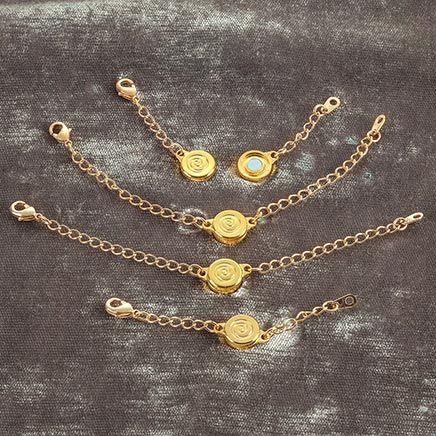 Locking Magnetic Jewelry Clasps with Extensions, Set of 4-377872