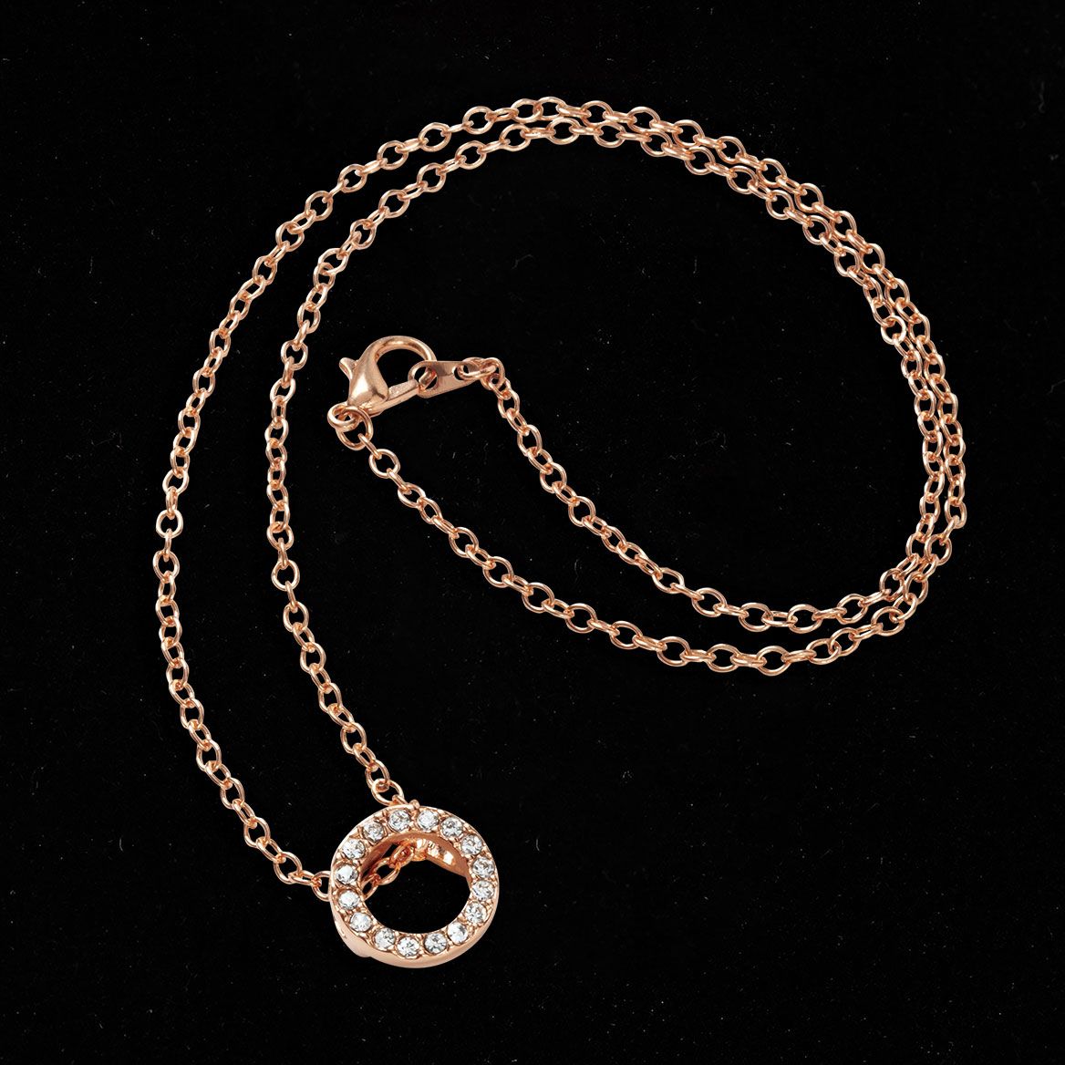 JaxsonCade™ Rose Gold Crystal Pendant + '-' + 377953