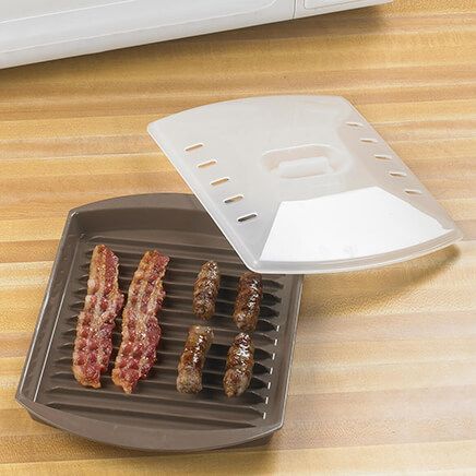 Microwave Bacon Grill With Cover-377987