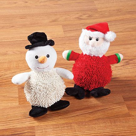 Christmas Giggling Dog Toys, Set of 2-377997