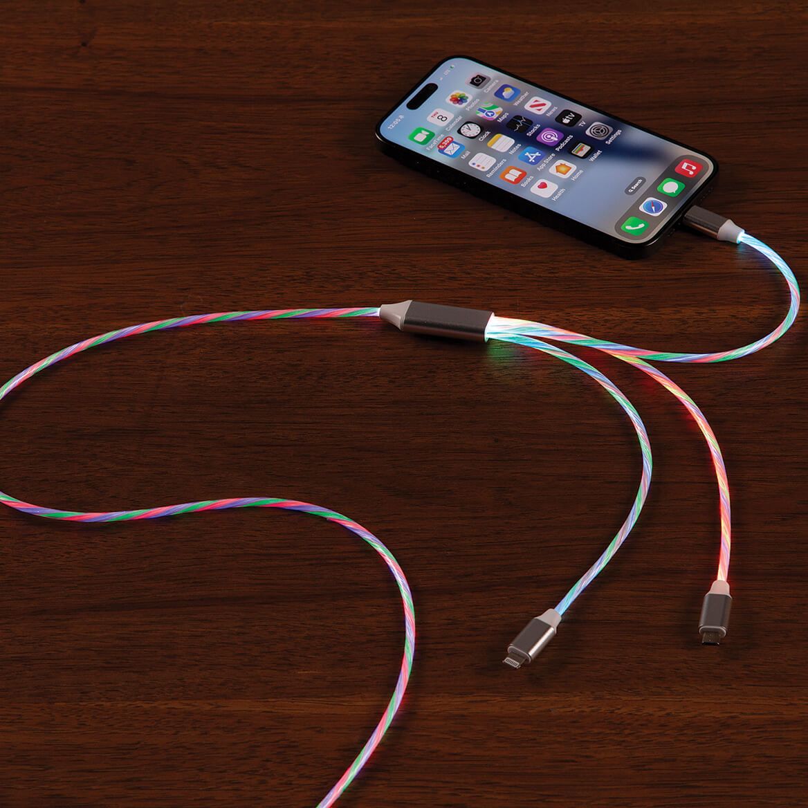 3-In-1 Color-Changing USB Charging Cable + '-' + 378166