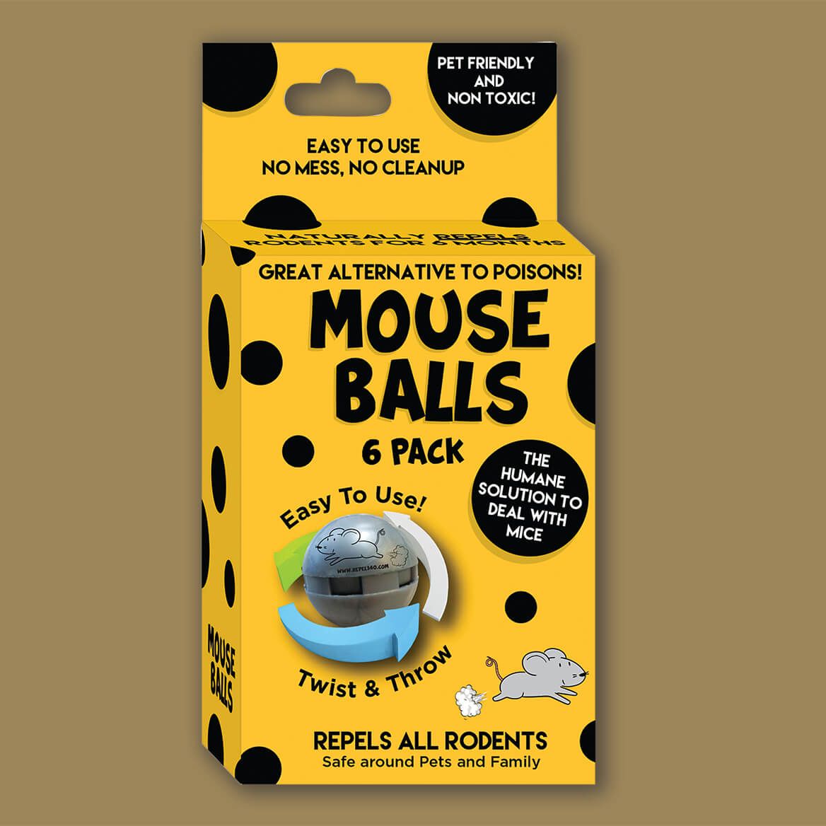 Mouse Balls, Set of 6 + '-' + 378200