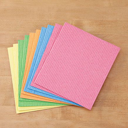 Cellulose Sponge Cleaning Cloths, Set of 10-378259