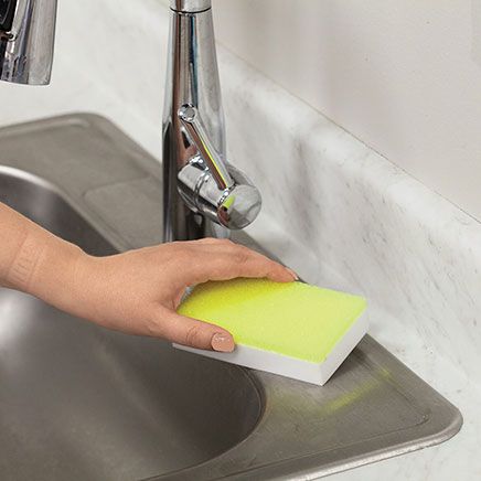 Magic Scrubber and Eraser Sponges, Set of 6 by LivingSURE™-378260