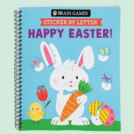 Brain Games® Sticker by Letter™ Happy Easter!-378370