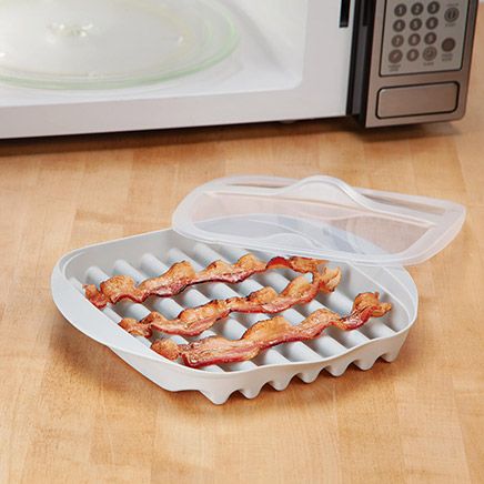 Microwave Bacon Tray with Lid by Chef's Pride™-378392