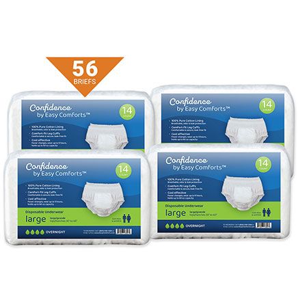 Confidence by Easy Comforts™ Absorbent Underwear, Case-378486