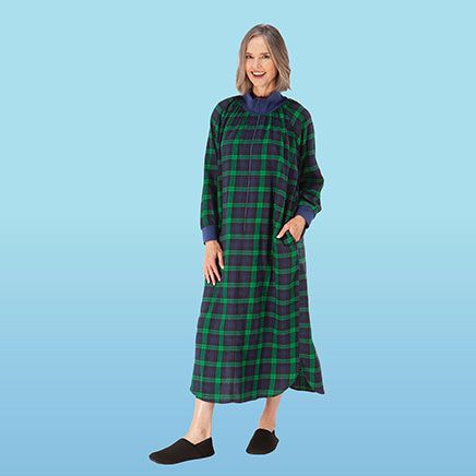 Plaid Flannel Lounger-378619