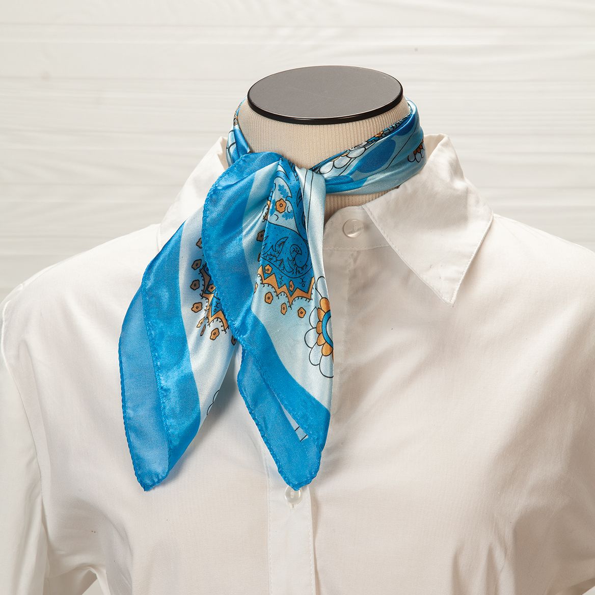 Silk-Like Fashion Scarves, Set of 4 + '-' + 378717