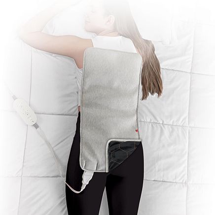 Calming Heat™ Copper and Charcoal Weighted Heating Pad-378777