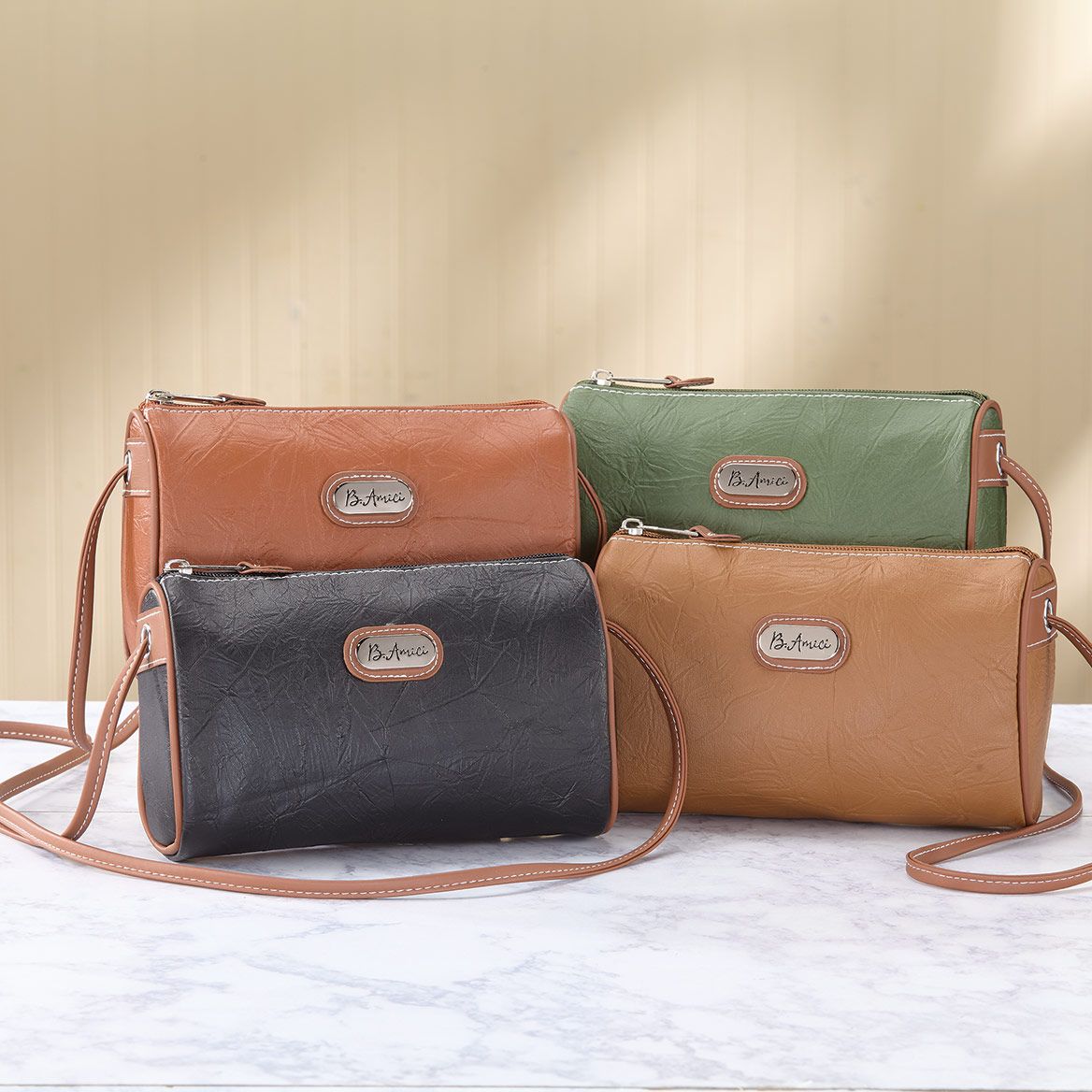 B. Amici™ Vintage Sofia RFID Crossbody Bag + '-' + 378920