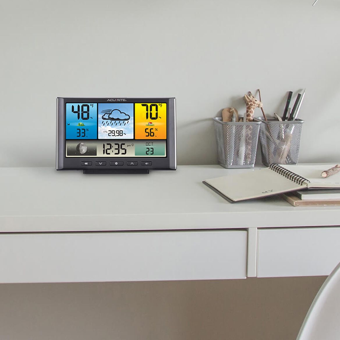 Digital Color Indoor Outdoor Weather Station + '-' + 378923