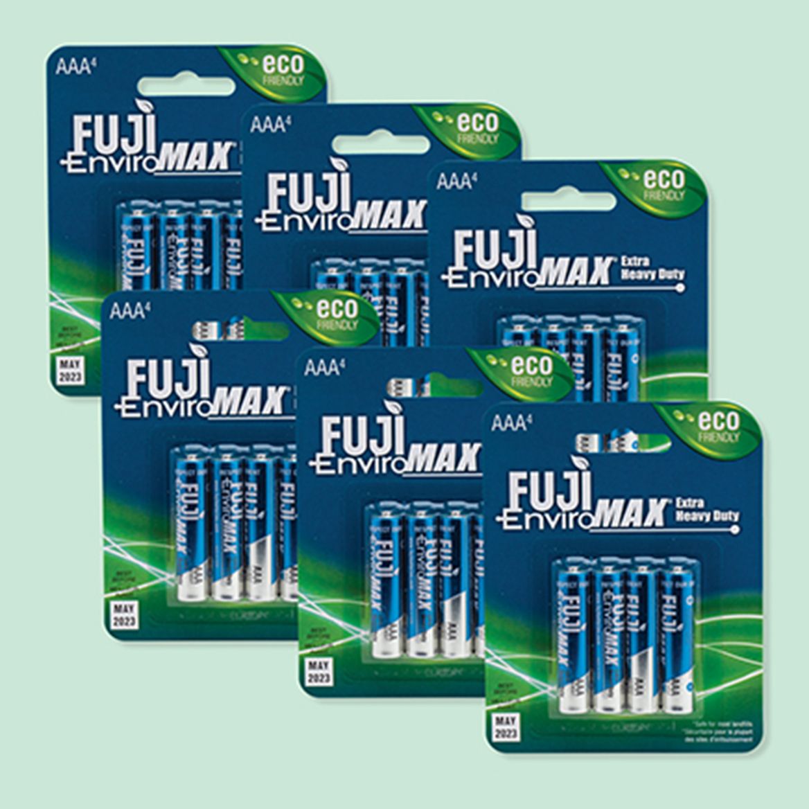 Fuji AAA Batteries 4-Pack, Set of 6 + '-' + 378973