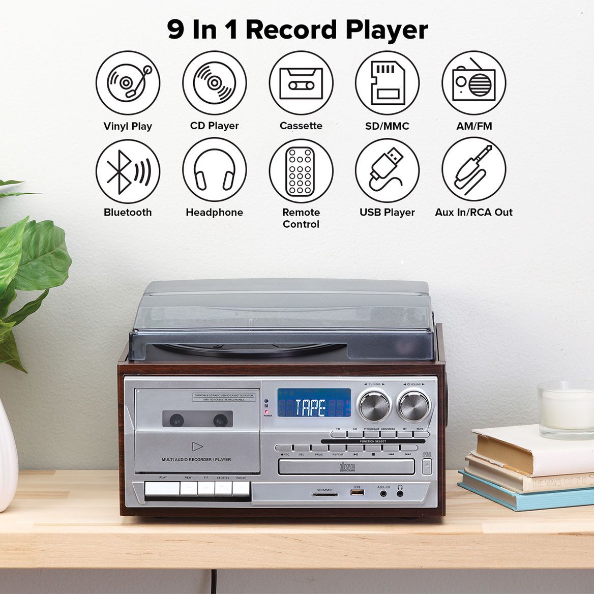 Multimedia Player with Built-In Speakers by OakRidge™ + '-' + 379007