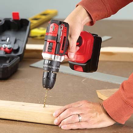 Cordless Drill Set By LivingSURE™-379799