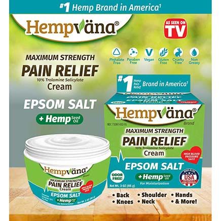 Hempvana® Pain Relief Cream Epsom Salt-380173