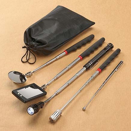 5-Piece Telescopic Magnetic Pickup Tool Kit by LivingSURE™-380193