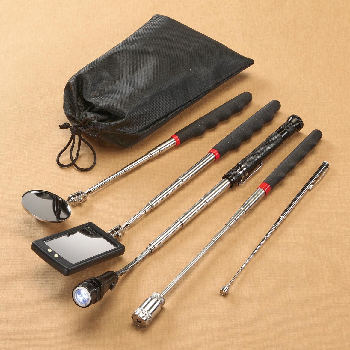 5-Piece Telescopic Magnetic Pickup Tool Kit by LivingSURE™ + '-' + 380193