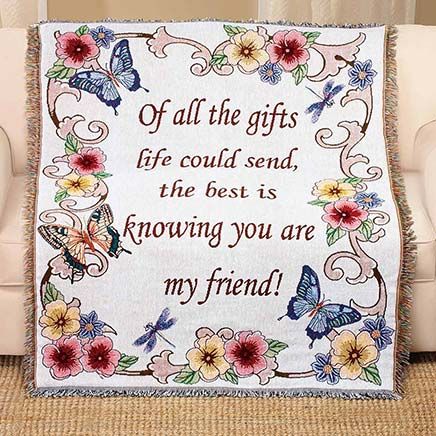 View product details for My Friend Tapestry Throw