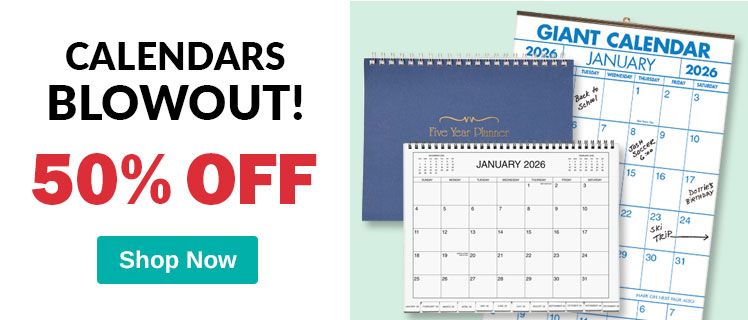 calendars blowout