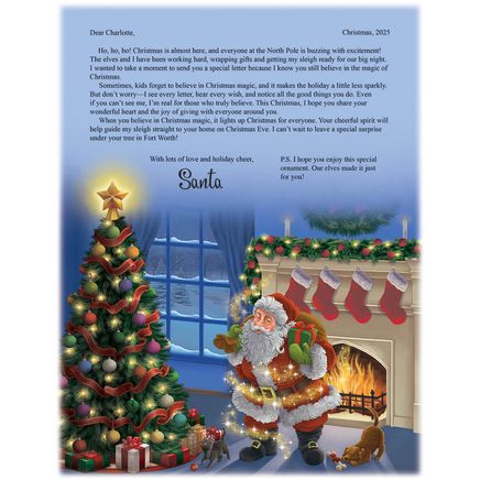 Personalized I Believe Santa Letter and Ornament-315168