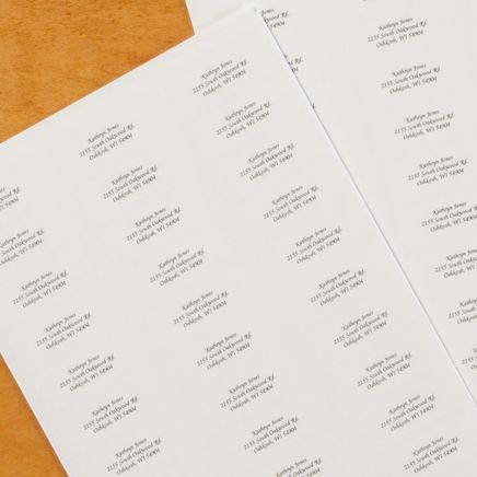 Personalized Calligraphy Labels Set/200-320116