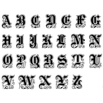 Elegant Initial Personalized Address Labels-333168