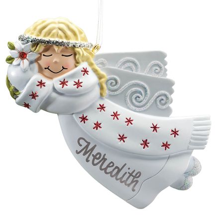 Personalized Birthstone Angel Ornament-343000