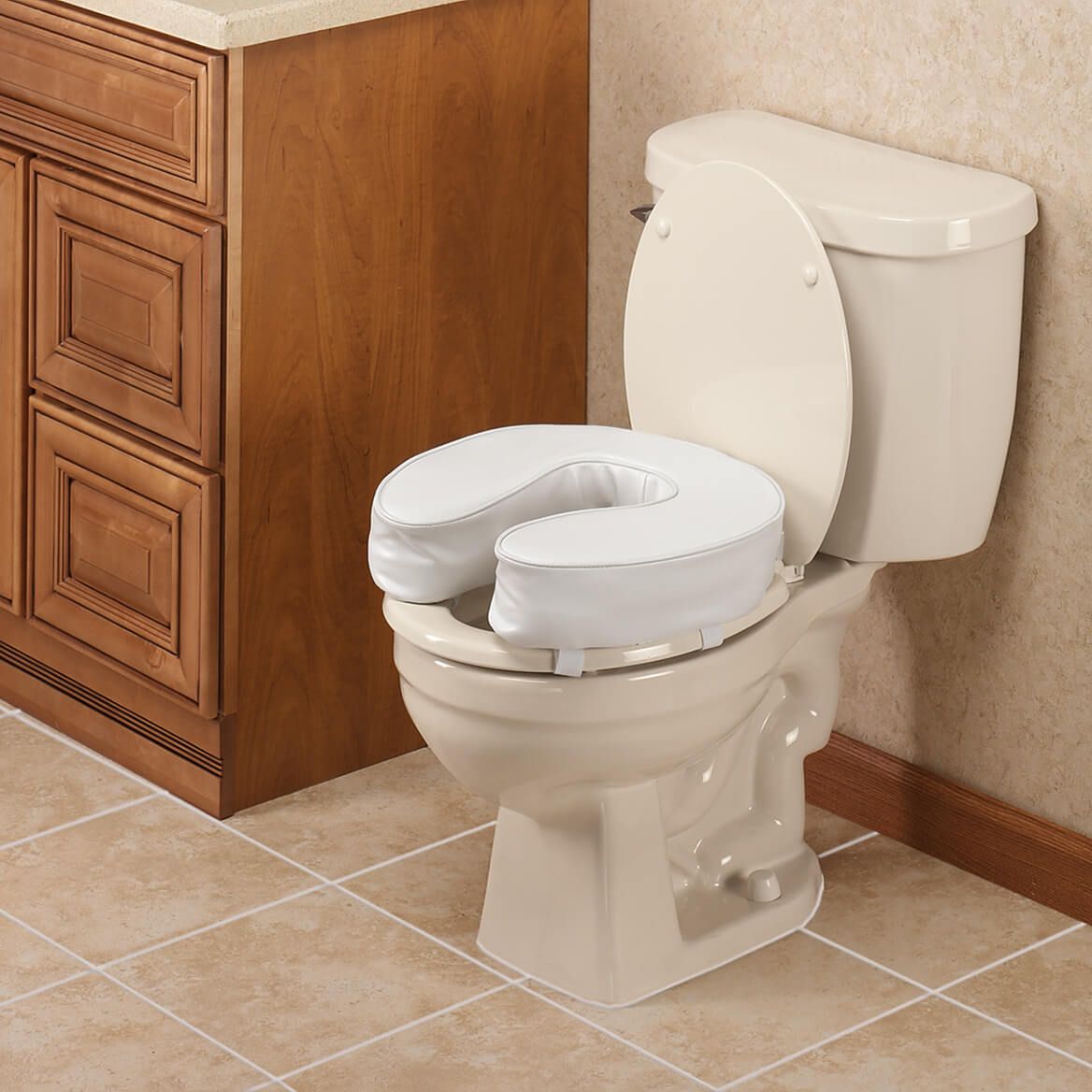Padded Toilet Seat Cushion-345467